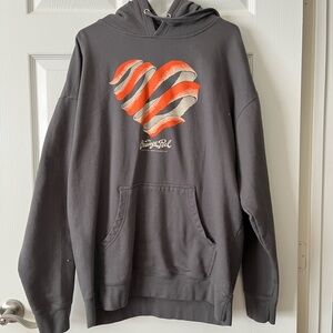 The Orange Peel Charcoal Hoodie